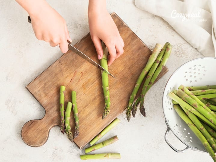 Cutting asparagus
