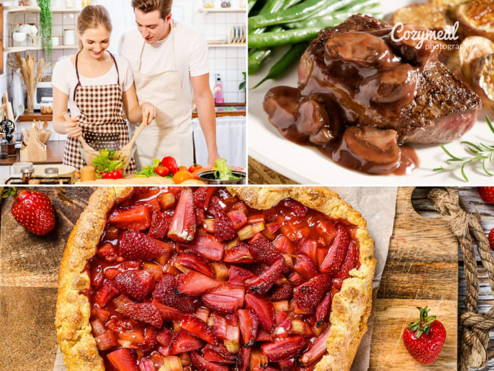 Date Night  Springtime in Paris Cooking Menu