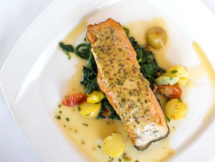 Dijon salmon