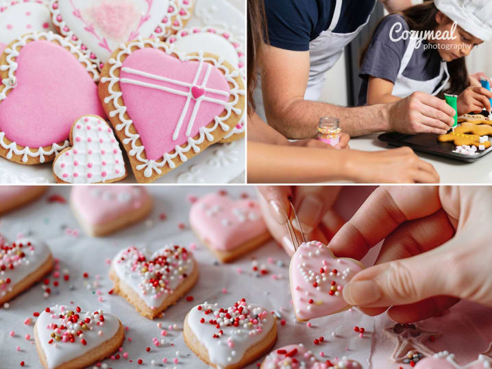 Family Fun  Heart Cookie Decorating