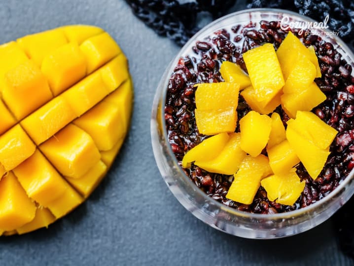 Forbidden Coconut Mango Rice Pudding