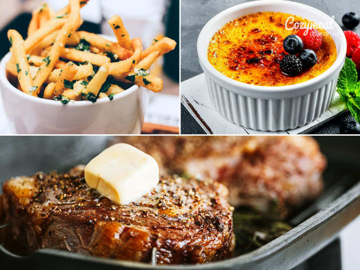 French Bistro Favorites  Steak Frites Menu