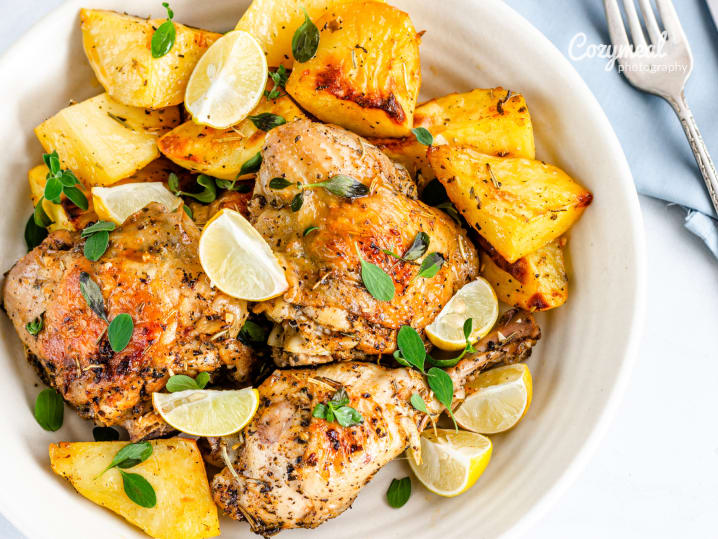 Grilled Chicken with Lemon and Rosemary