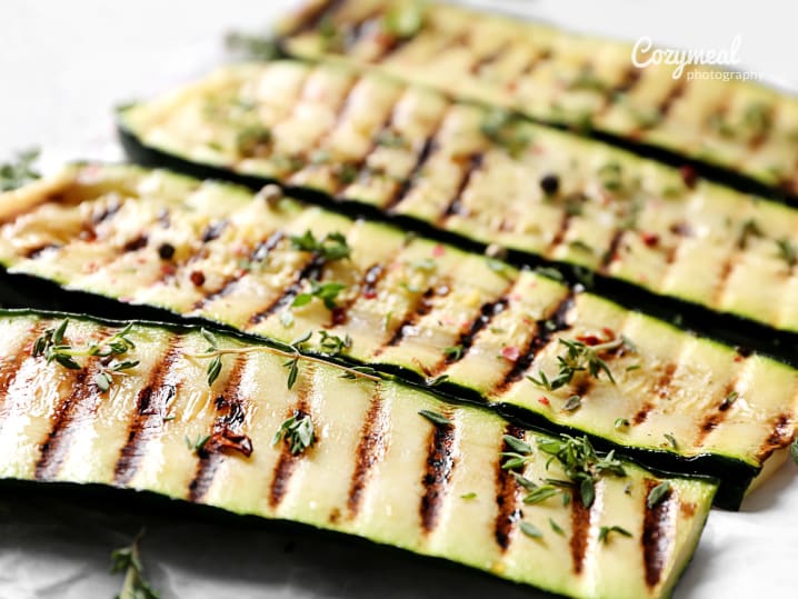 Grilled zucchini