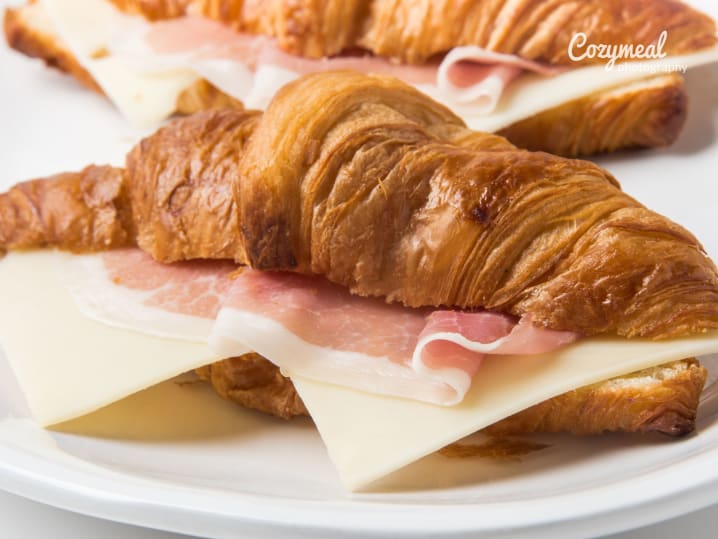 Ham and cheese croissant