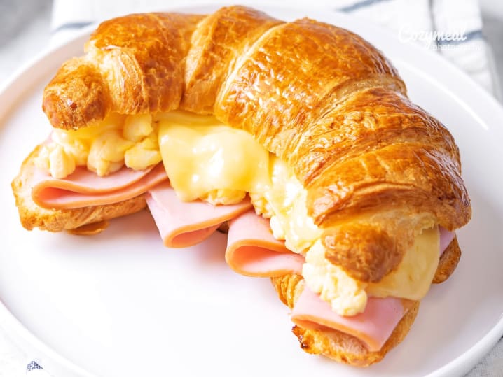 Ham cheese croissant