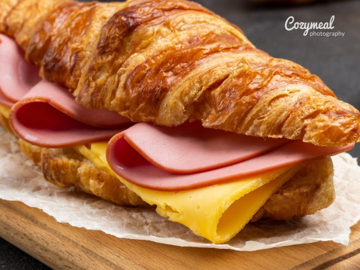ham and cheese croissants