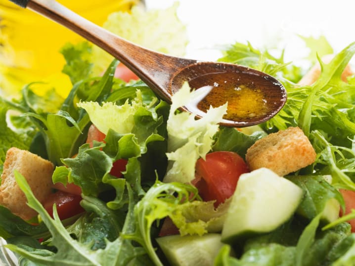 Hearty Greens Salad with Cider Vinaigrette