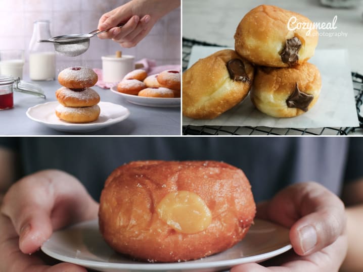 Homemade Filled Donuts Menu