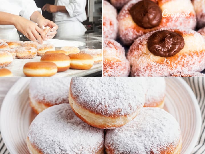 Homemade Filled Donuts