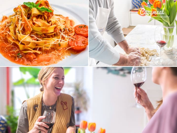 Italian Pasta making class in Rome with a local Chef