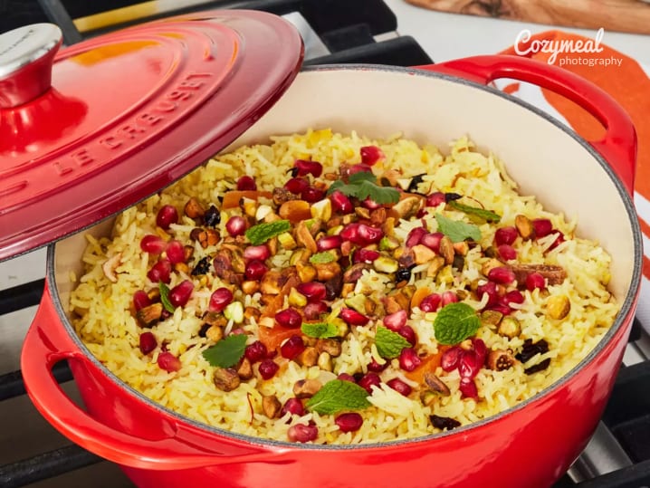 Jeweled Basmati Rice Pilaf