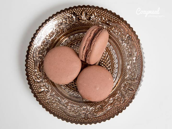 french chocolate macarons