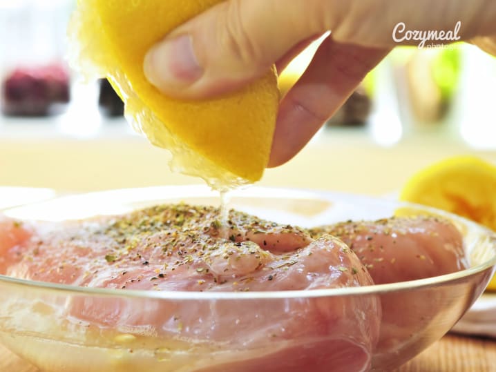 Lemon juice chicken marinate