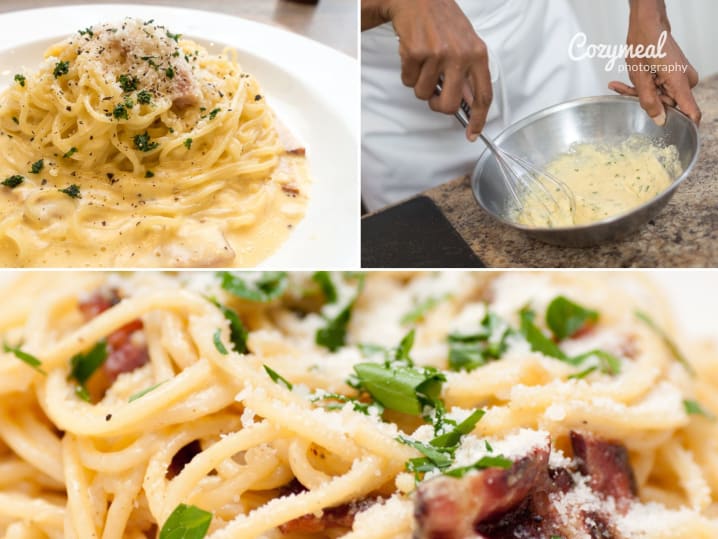 Make Classic Chicken Carbonara