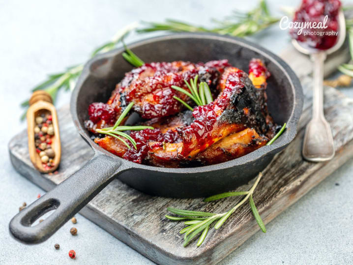Making Honey Glazed Short Ribs