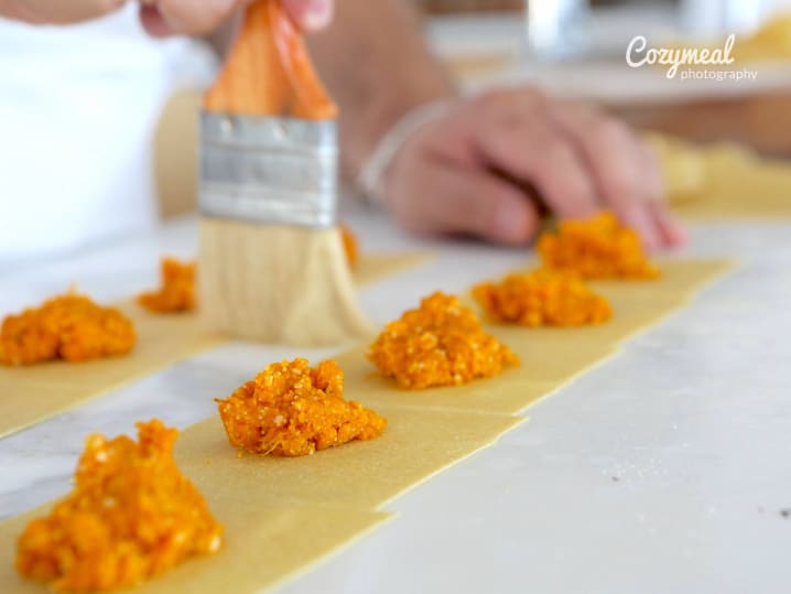 Making Pumpkin Ravioli