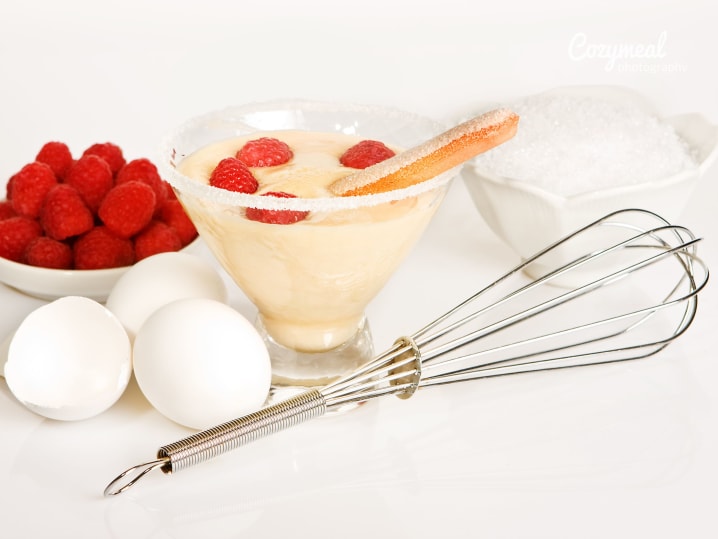 Making  Strawberries with Zabaglione