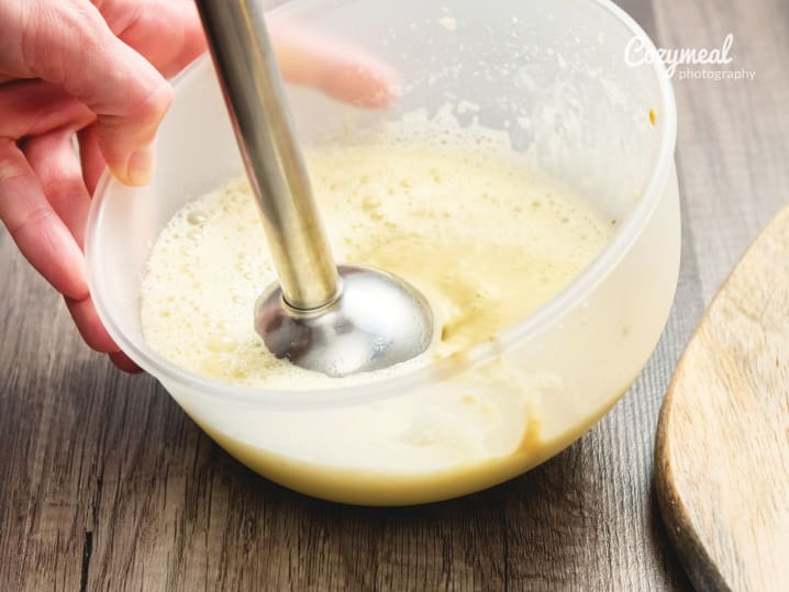 Making aioli
