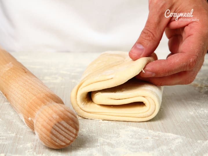 Making layered pastry dough