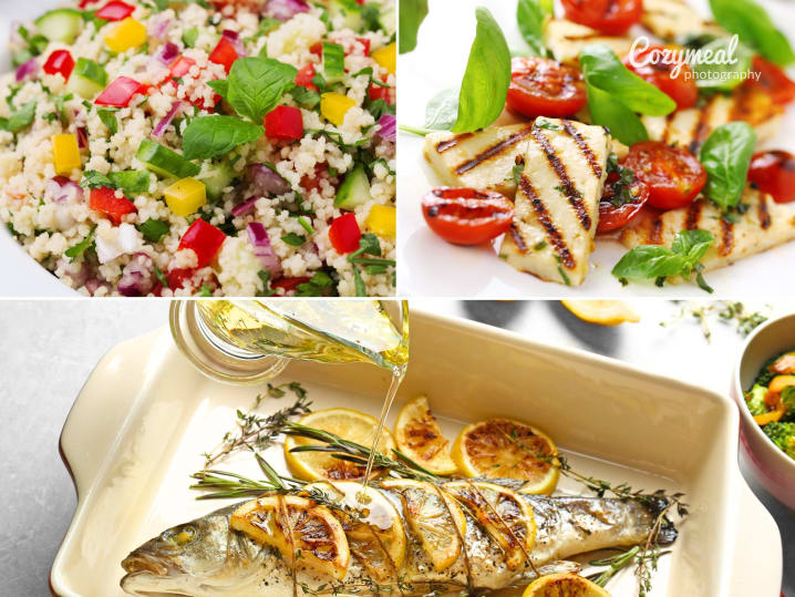 Mediterranean menu