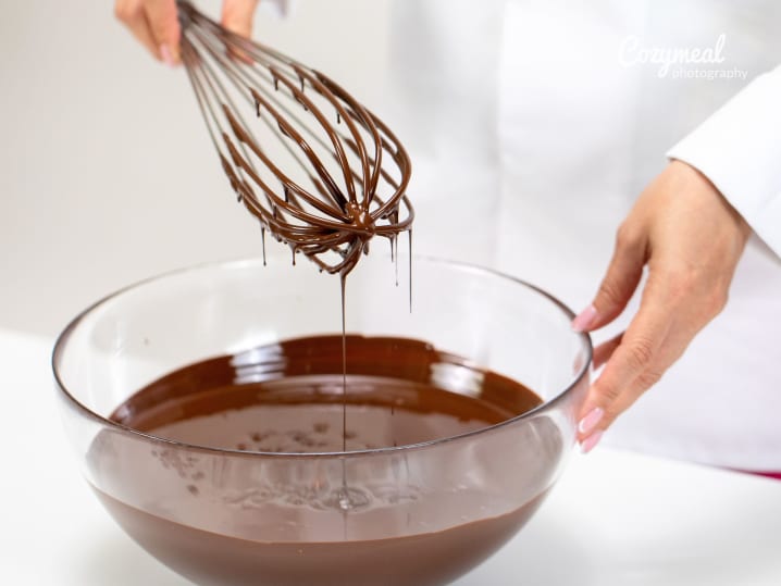 Melted chocolate chef
