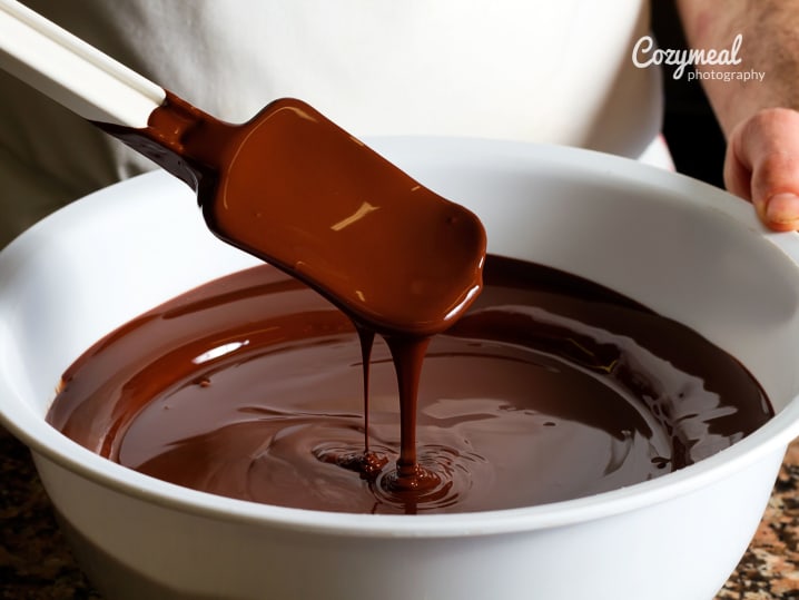 Melting chocolate