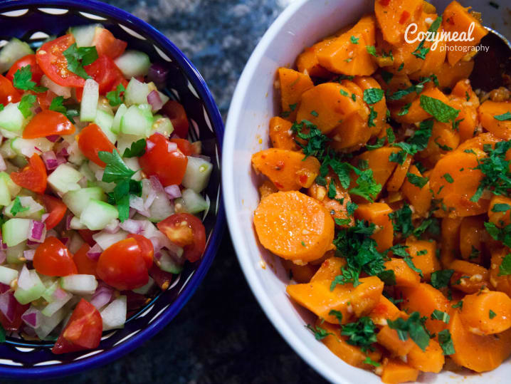 Middle eastern salads