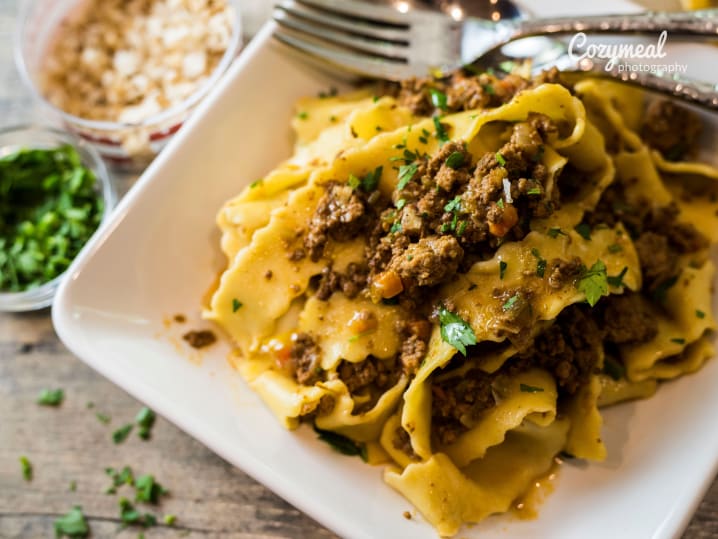 Hand Cut Pasta With Lamb Ragu