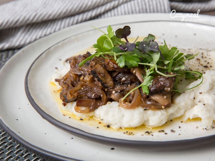 Mushroom Bourguignon