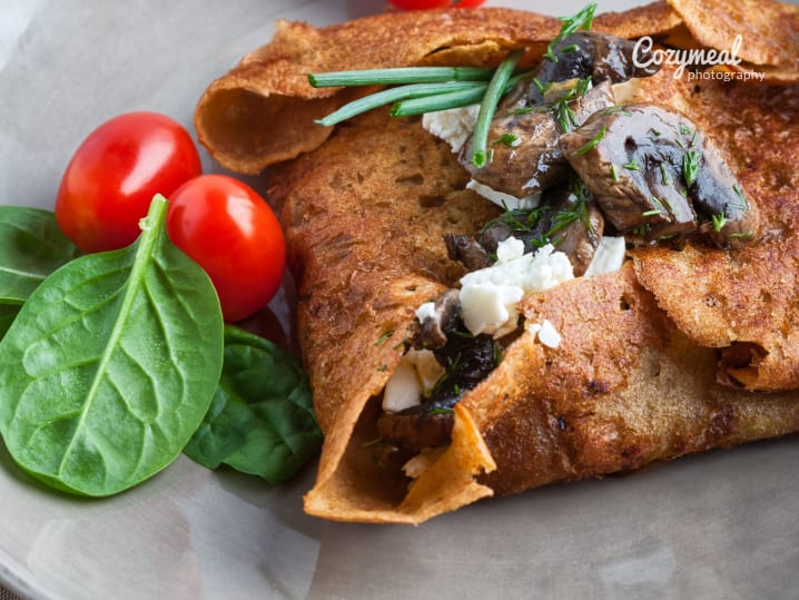 mushrooms galette