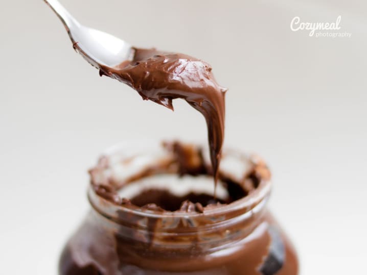 Nutella for the ice cream swirl