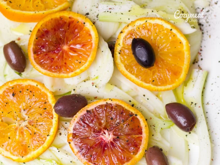 Orange fennel salad