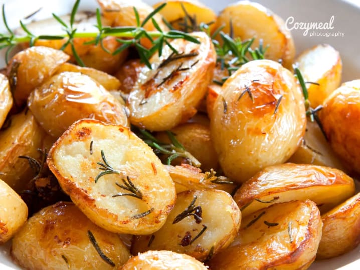 Perfectly Roasted Potatoes with Spring Herbs