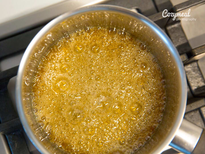 Photo 5   making caramel for praline