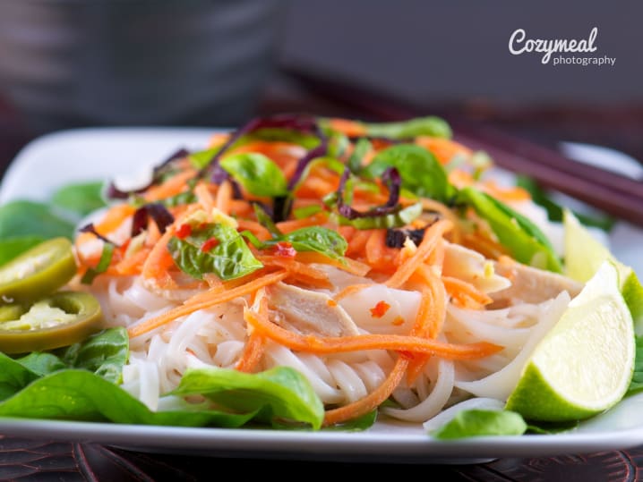 rice noodle salad