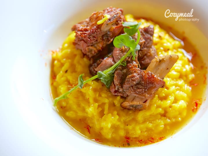 Risotto Alla Milanese with Ossobuco