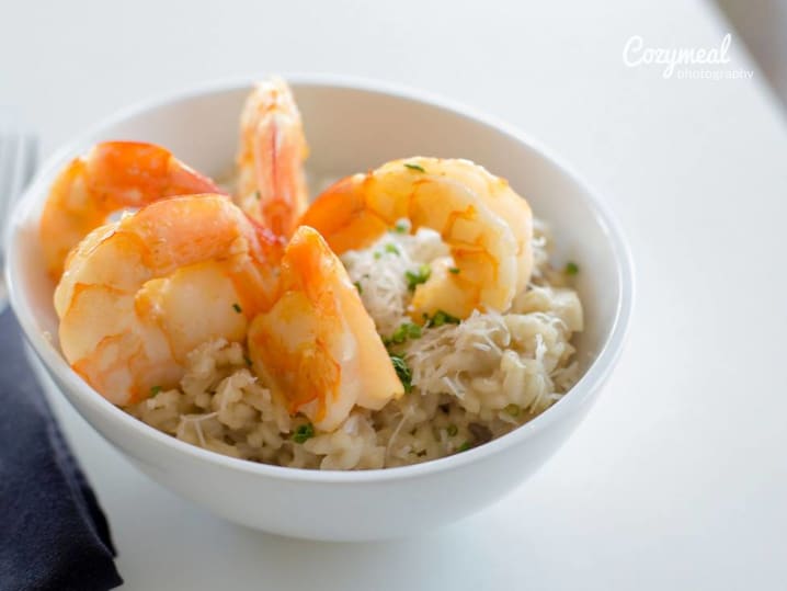 shrimp risotto