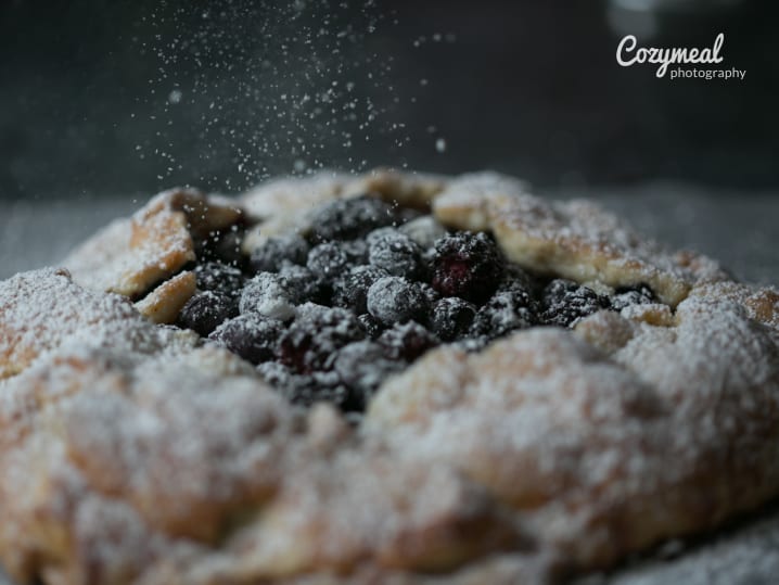 Rustic berry tart