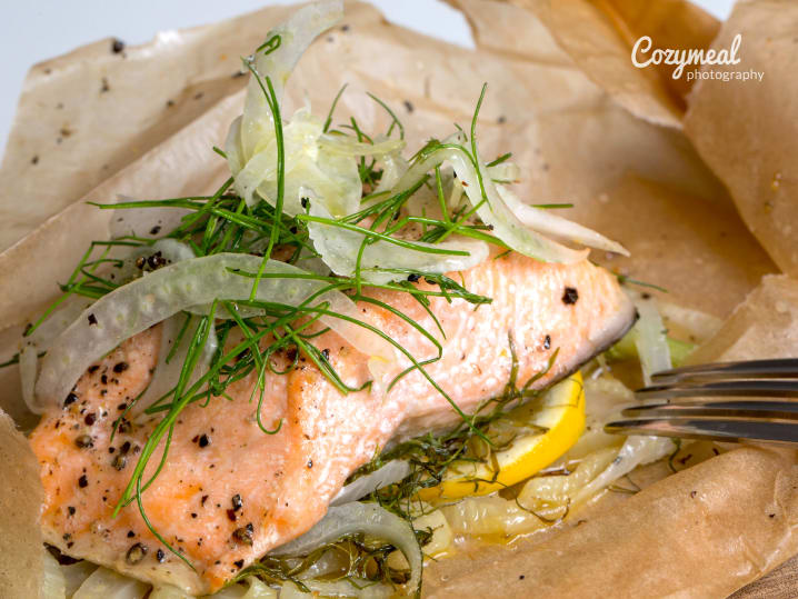 Salmon en Papillote