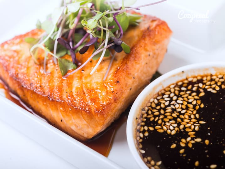Salmon teriyaki