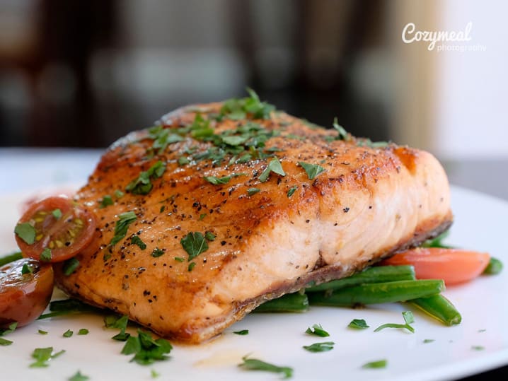 Pan Seared Alaskan Salmon