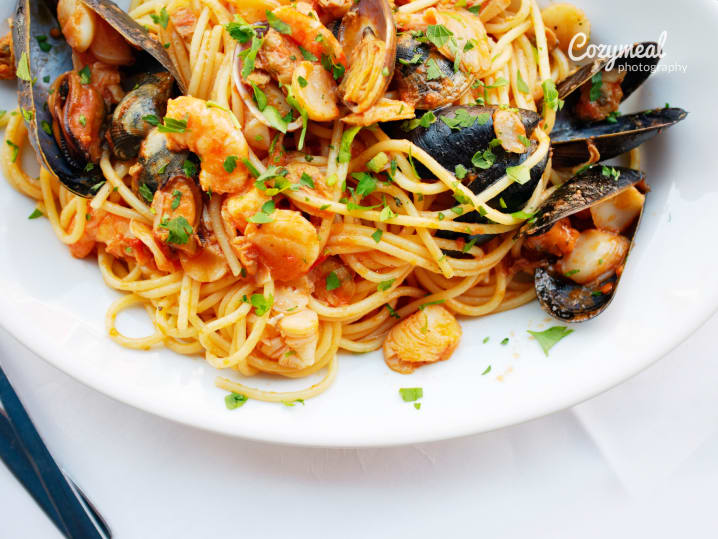 Seafood Pasta al Cartoccio