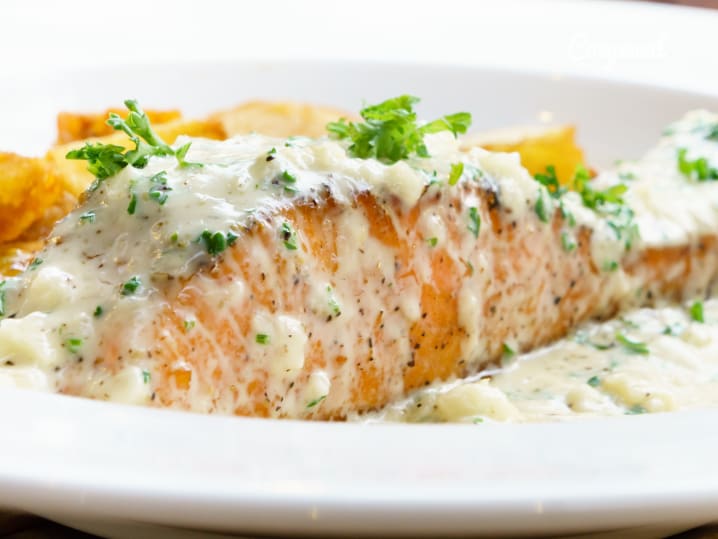 Seared Salmon with Hollandaise