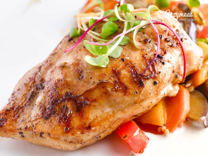 Seared chicken