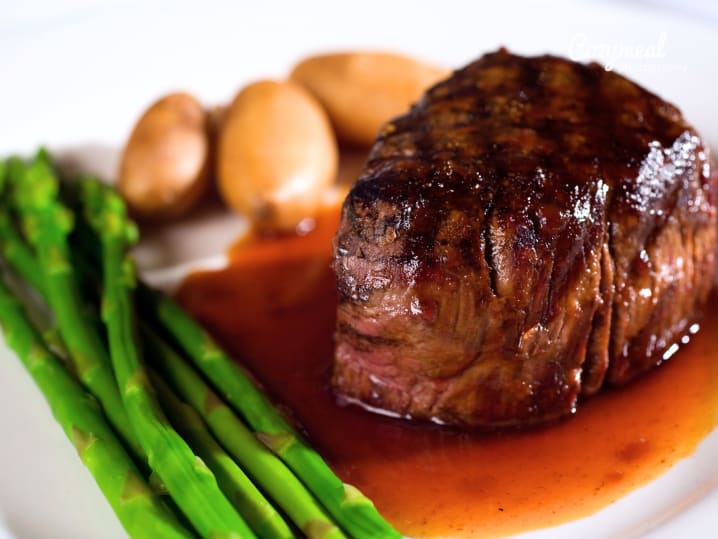 Seared steak