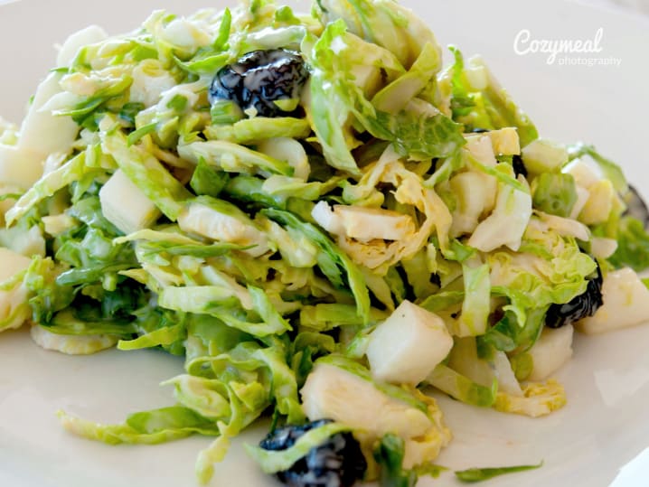 Shaved Brussels Sprout Salad