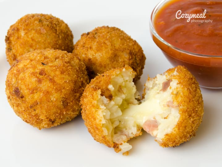 Shrimp Jambalaya Arancini 