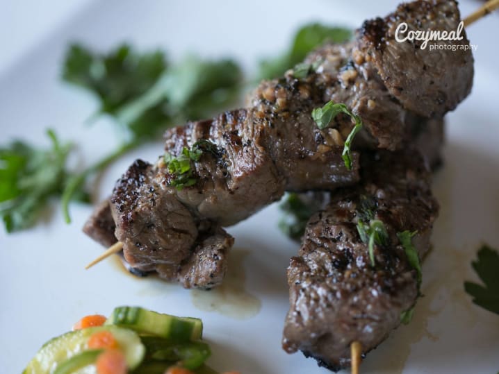 Sous Vide Lamb Souvlaki Skewers