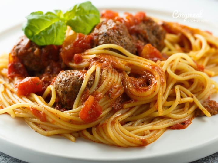 Spaghetti meatballs